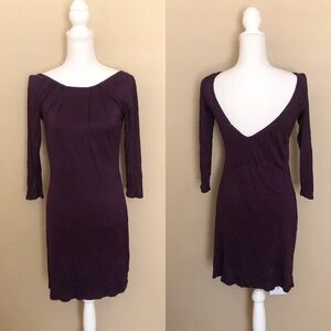 Ted baker silk blend jersey dress